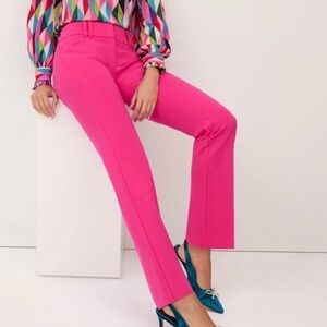 New York & Company Pink Straight Leg Pants